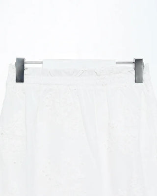 Punching Jacquard Flower Easy Skirt