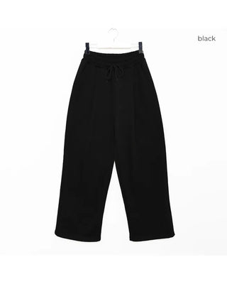 Brushed Pintuck Wide Balloon Pants