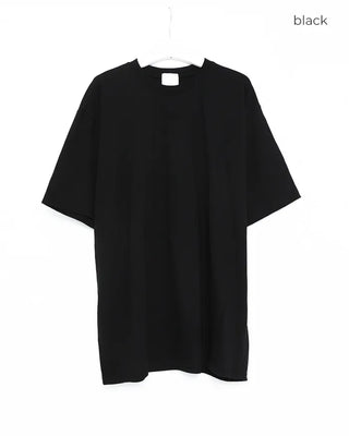 (Unisex) Simple Cotton Half-Sleeve T-Shirt