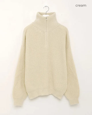 (Unisex) Half-Zip Knit