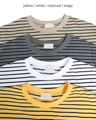 Colorful striped T-shirt