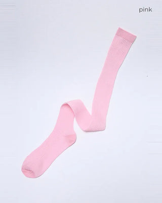 Ribbed knee-high socks