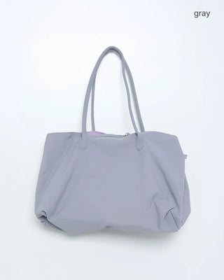 Nylon pocket shoulder bag