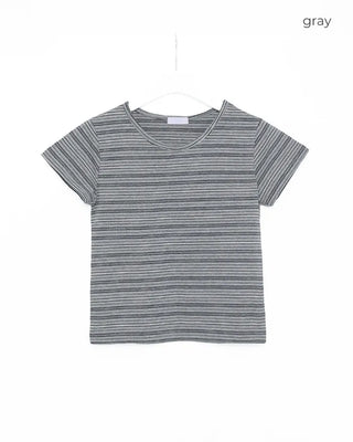 Slim-fit striped T-shirt