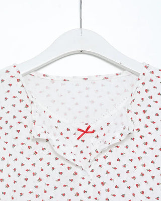 Cherry Camisole & Cardigan Set