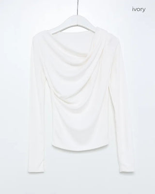 Shirring 2-Way T-Shirt