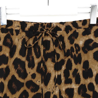 Big leopard mermaid maxi skirt