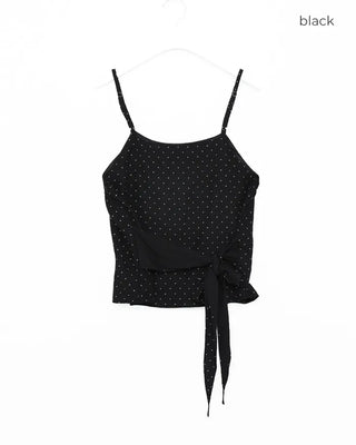 Pony wrap camisole blouse