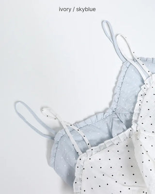 Polka Dot Can-Can Camisole