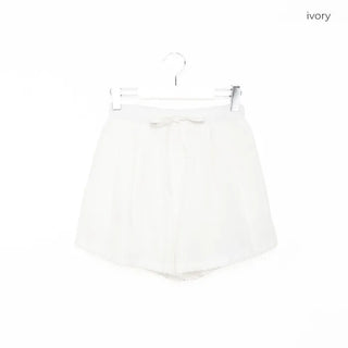 Striped lace shorts