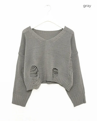 Vintage Cropped Knit
