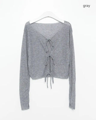 Sheer Ribbon Cardigan