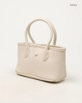 Center Button Square Tote Bag