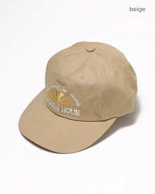 GOLDEN HOUR Stitch Straight Cap