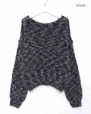 Mixed fur knit
