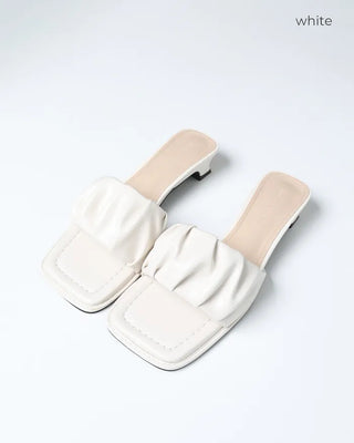 Gathered Sandals