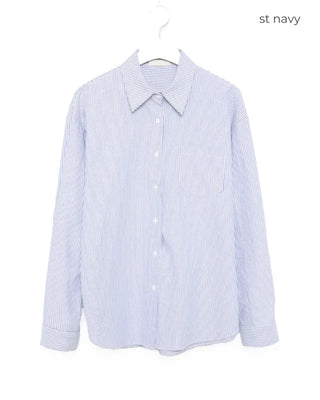 One-pocket back tag big shirt