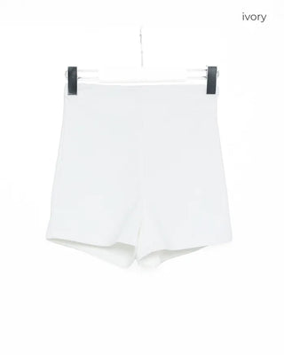 High-waisted shorts
