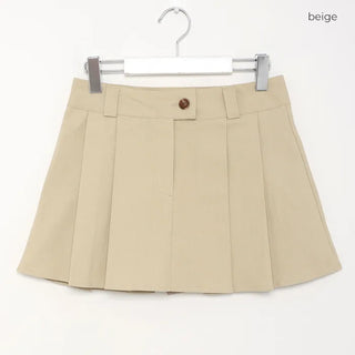 Pintuck mini skirt