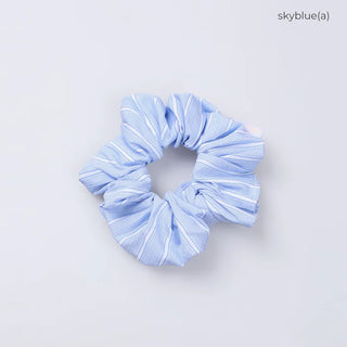 Striped scrunchie