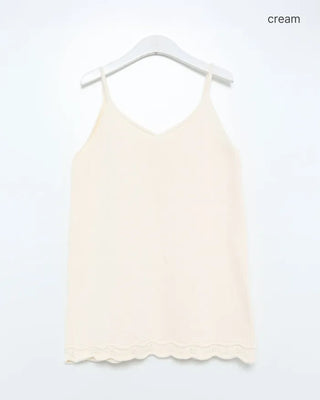 Frilled camisole mini dress