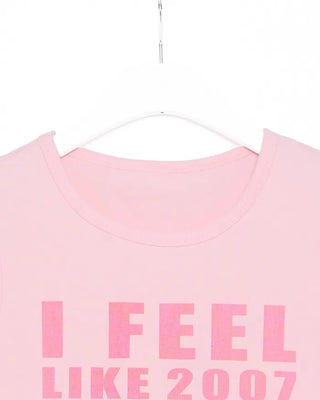 Lettering Half Mini T-Shirt