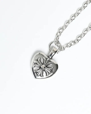 Heart Cross Chain Necklace