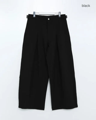 Pintuck wide slacks