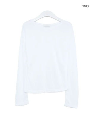 Round neck Tencel T-shirt