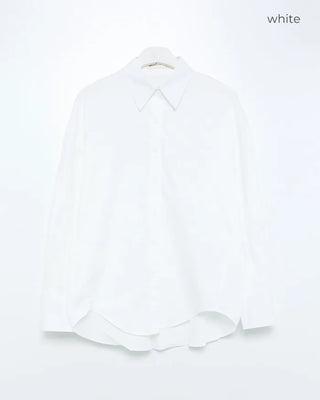 Colorful loose-fit cotton shirt
