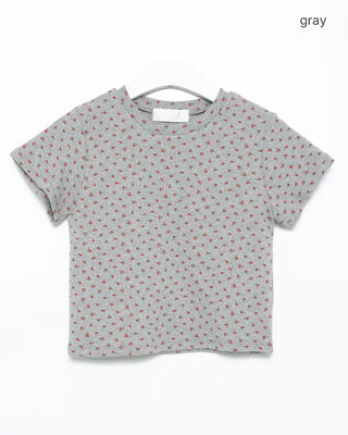Mini Flower Cropped Mini T-Shirt