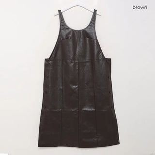 Overalls Leather Dress