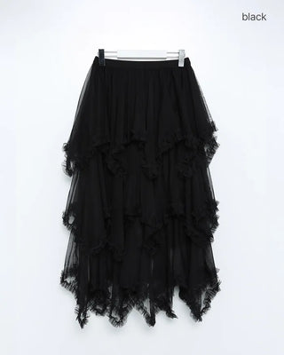 Cancan lace long skirt