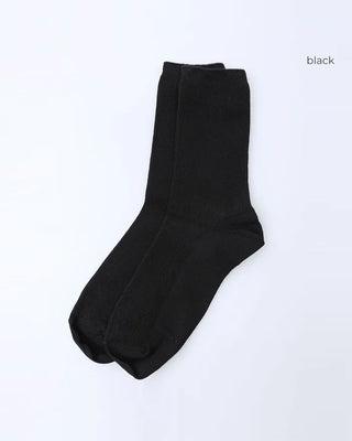 Warm-colored simple socks