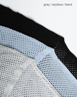 Camisole & Deep Glass Neck Mesh Knit