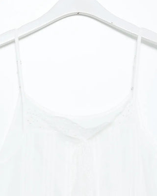 Punching Lace Ribbon Camisole Tunic
