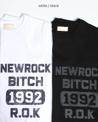 Lettering print T-shirt
