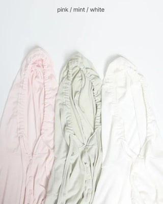 Button-down hoodie t-shirt