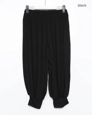Summer Cropped Easy Sarouel Pants