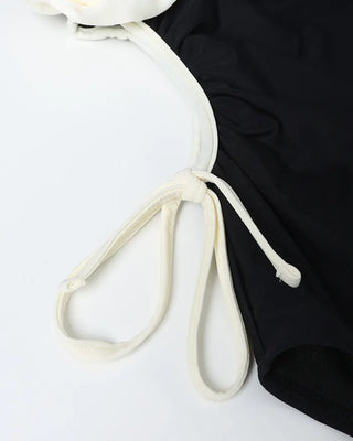 Rose White One-Piece Swimsuit