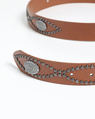Ethnic Twist Studded Belt