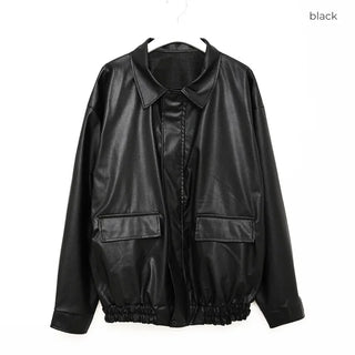 Oversized Leather Jumper