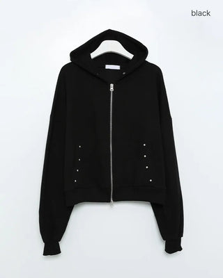 Basic zip-up hoodie
