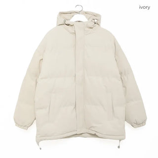 (Unisex) Hooded Padded Volume Jumper