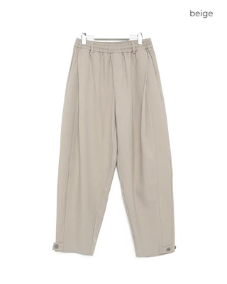 Classic pleated wide-leg pants