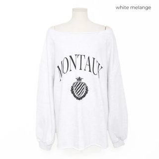 Daily off-shoulder sweatshirt