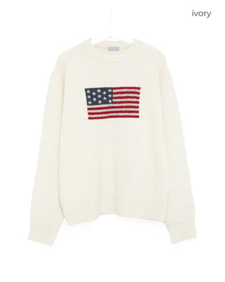 USA Flag Jacquard Knit