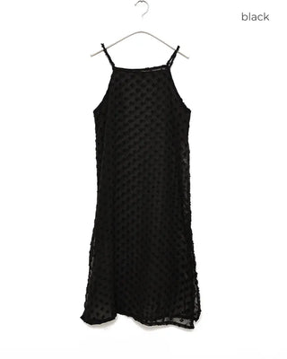 Lace sleeveless long dress