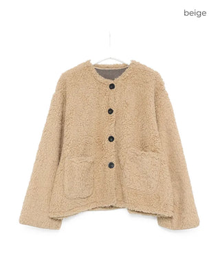 Oversized Half Fur Coat