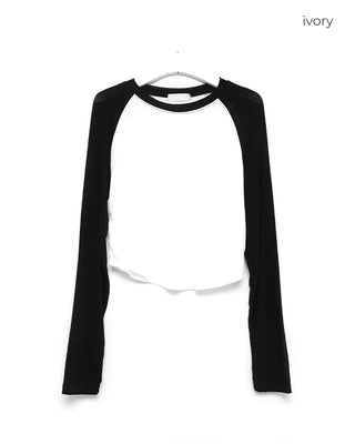 Simple raglan sleeve T-shirt
